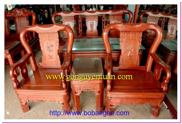 Bàn ghế gỗ hương chiện